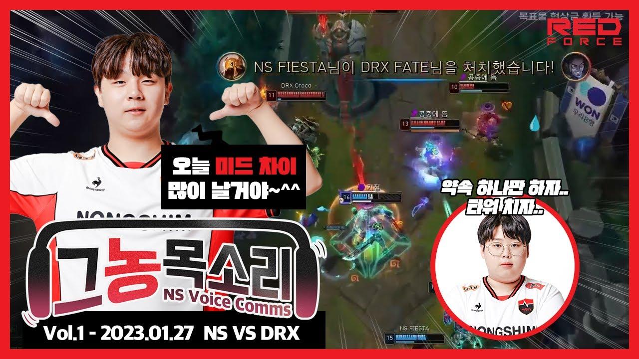 약속을 대체 몇 번이나 하는 거야❓❗ vs DRX [NS Voice Comms | 그농목소리 vol.1] thumbnail