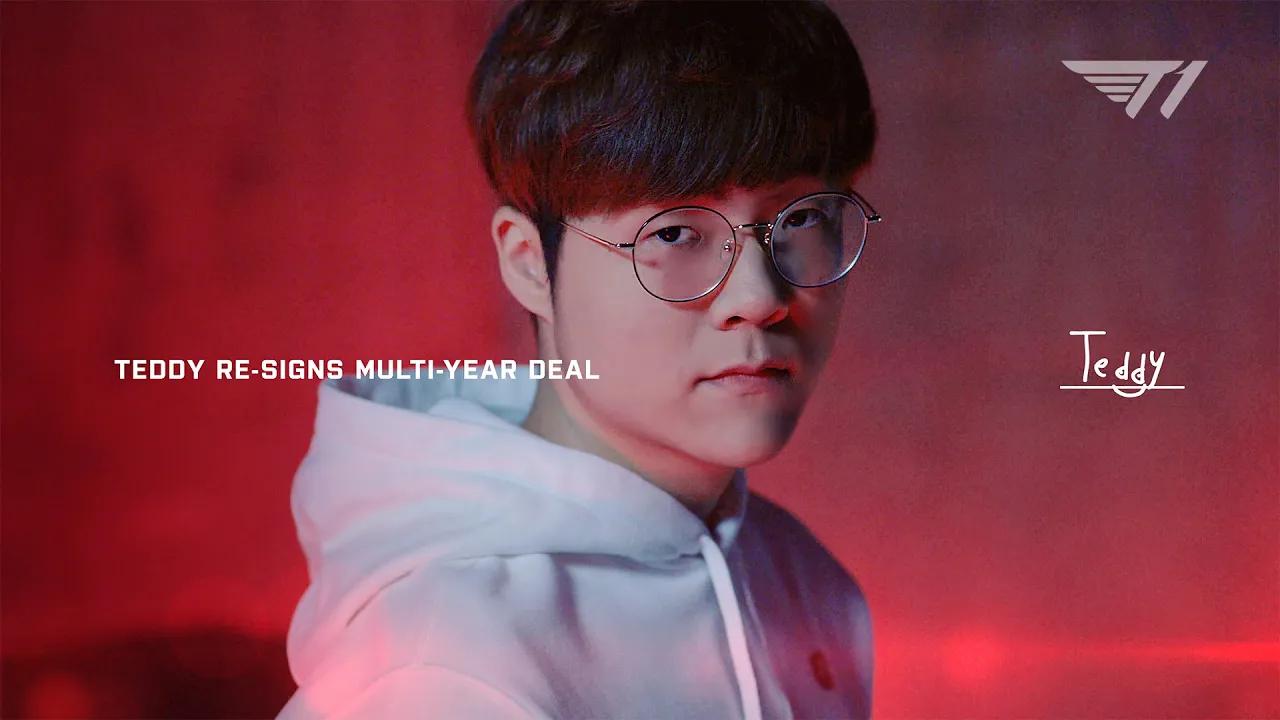 테디의 중대발표 | T1 Re-signs Multi-Year Deal with Teddy thumbnail