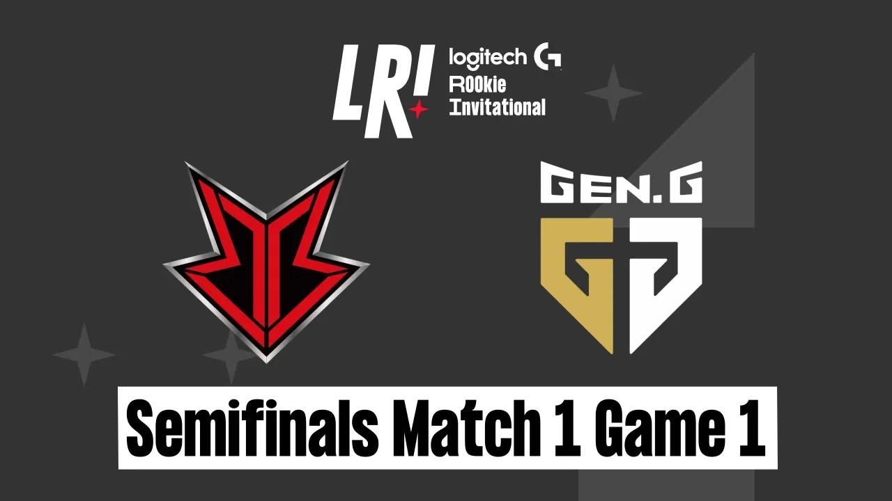 LRI를 본 Lr는 행복합LI다~ l BRB vs GEN - Game1 thumbnail