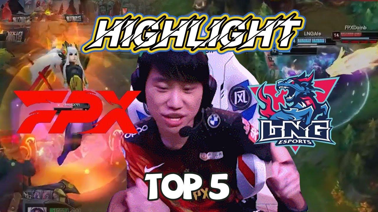 【Phoenix Highlight | 凤鸣之刻TOP5】FPX vs LNG：Doinb肉装刀妹七进七出，Nuguri船长豪取四杀丨2021 LPL Summer Playoffs thumbnail