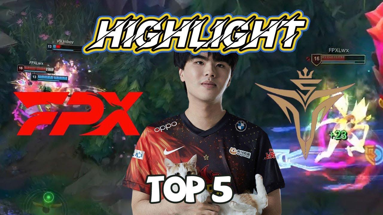 【Phoenix Highlight | 凤鸣之刻TOP5】FPX vs V5丨2021 LPL Summer Split thumbnail