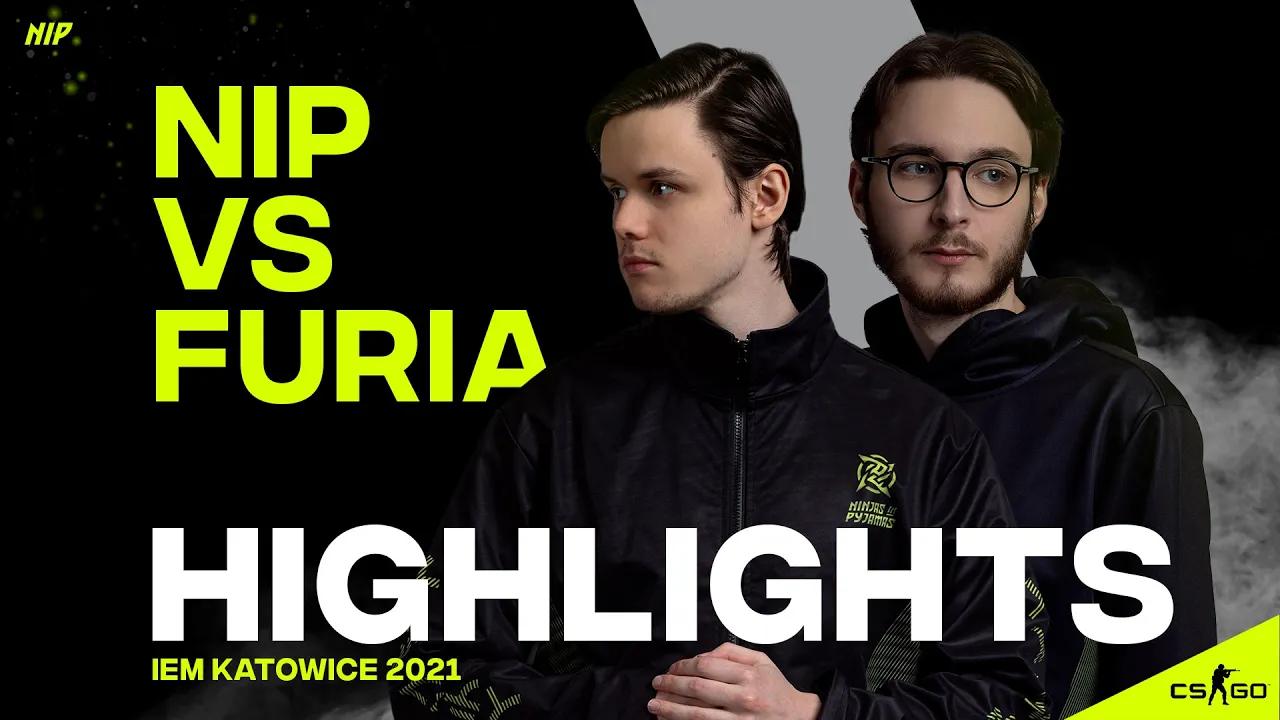 NINJAS IN PYJAMAS vs. FURIA - Highlights | IEM KATOWICE 2021 - GROUPS thumbnail