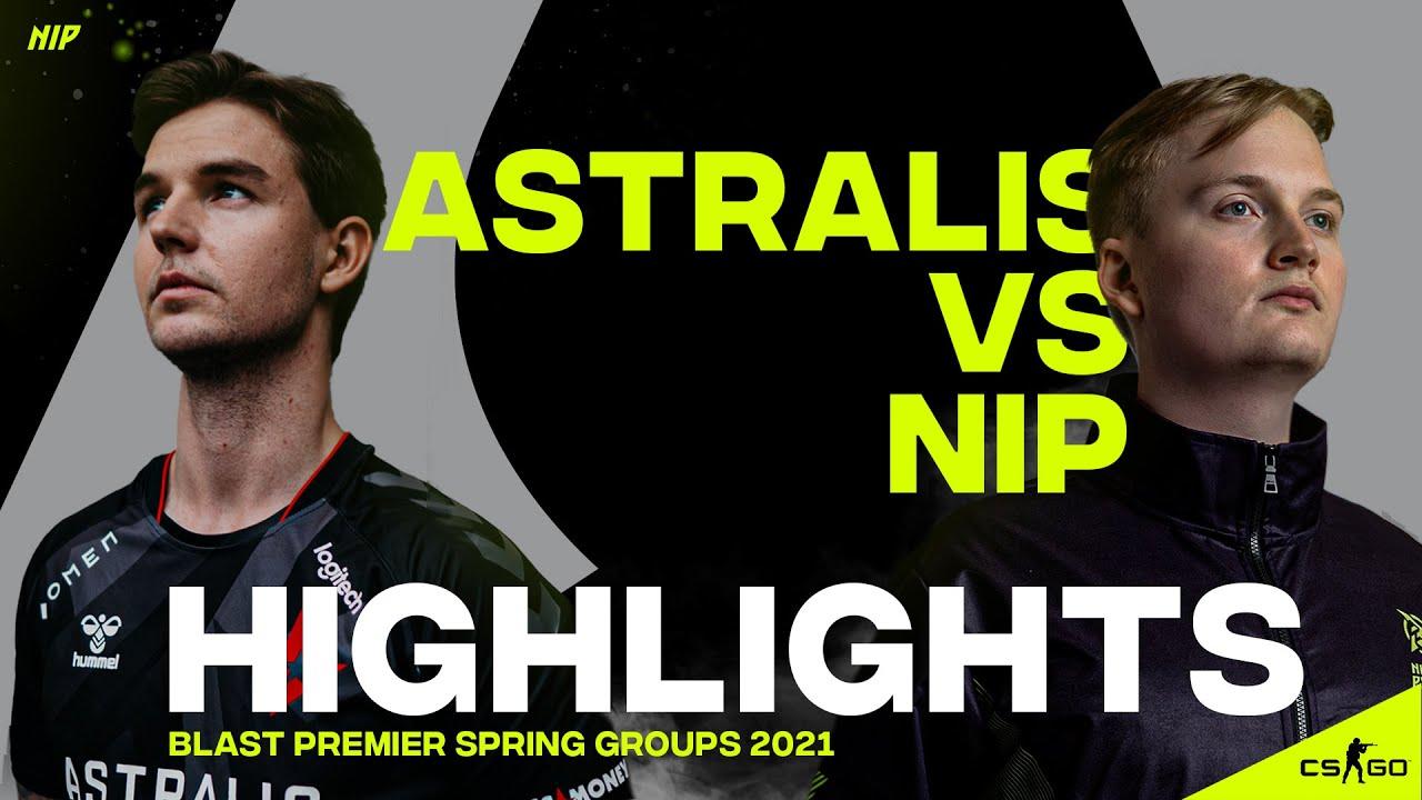 NINJAS IN PYJAMAS vs. ASTRALIS - Highlights | BLAST Premier Spring Groups 2021 thumbnail