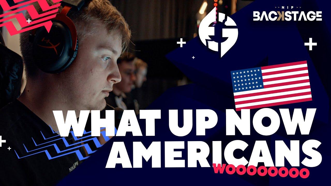 WHAT UP NOW AMERICANS?!?! @BLAST Premier  | NIP Backstage | Ninjas in Pyjamas thumbnail