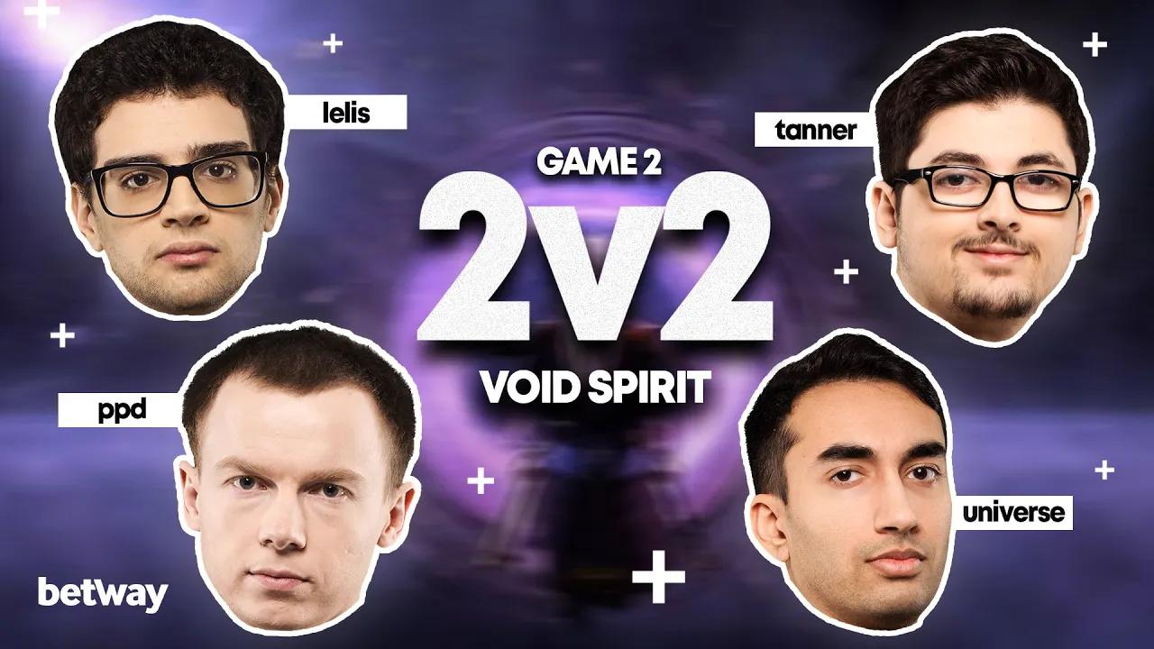 PPD & Lelis vs UNIVERSE & Tanner | Void Spirit MID 2vs2 | Ninjas in Pyjamas thumbnail