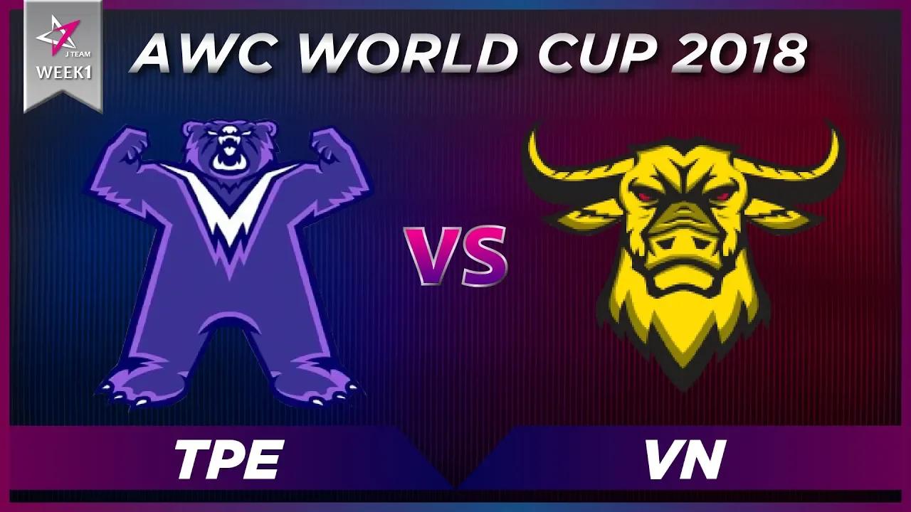 【J Team傳說精華】AWC World Cup 2018 TPE vs VN thumbnail