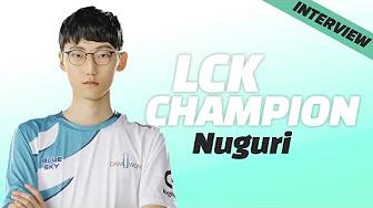 2020 LCK SUMMER SPLIT 우승 후 인터뷰 I Nuguri thumbnail