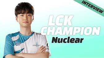 2020 LCK SUMMER SPLIT 우승 후 인터뷰 I Nuclear thumbnail