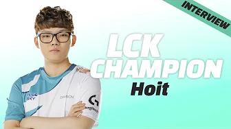 2020 LCK SUMMER SPLIT 우승 후 인터뷰  I  Hoit thumbnail