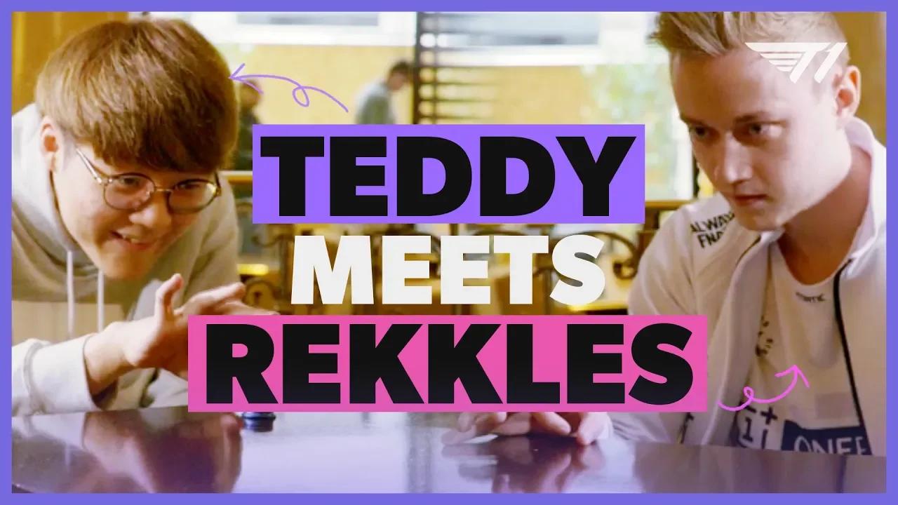 Teddy Meets Rekkles | T1 at Worlds 2019 thumbnail