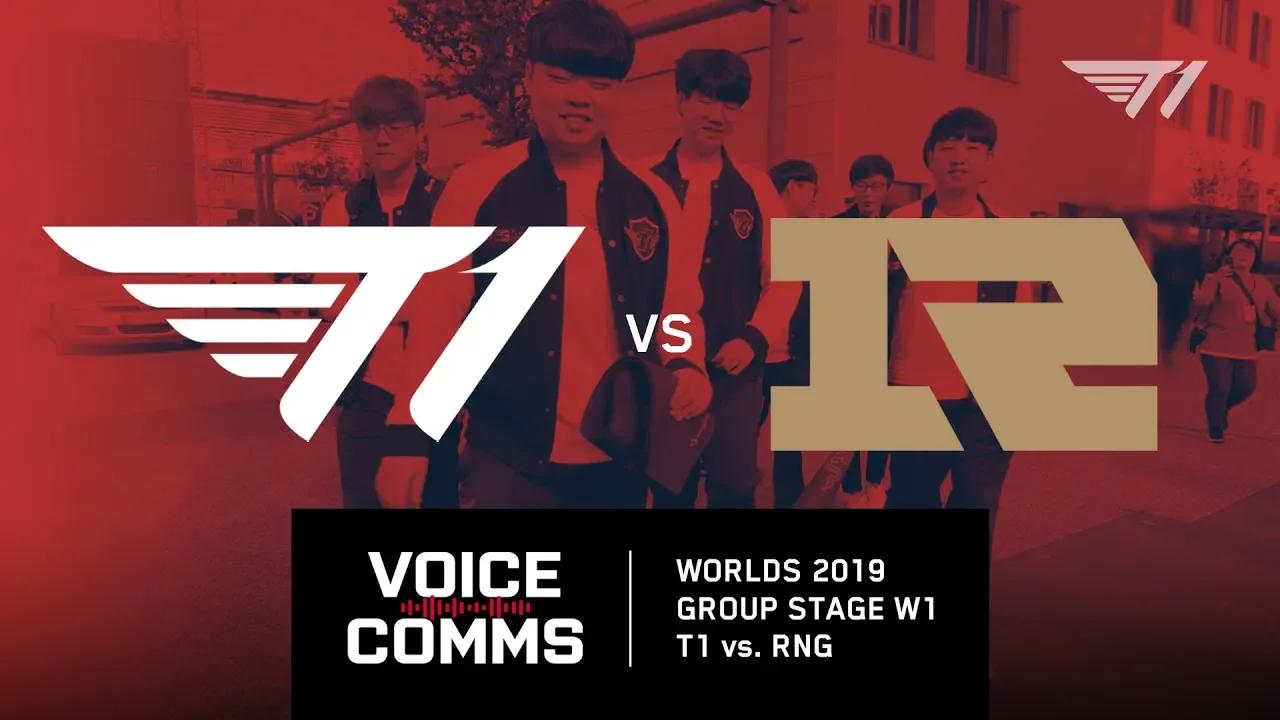 How T1 beat RNG at Worlds 2019 Group Stage | Worlds 2019 Voice Comms thumbnail