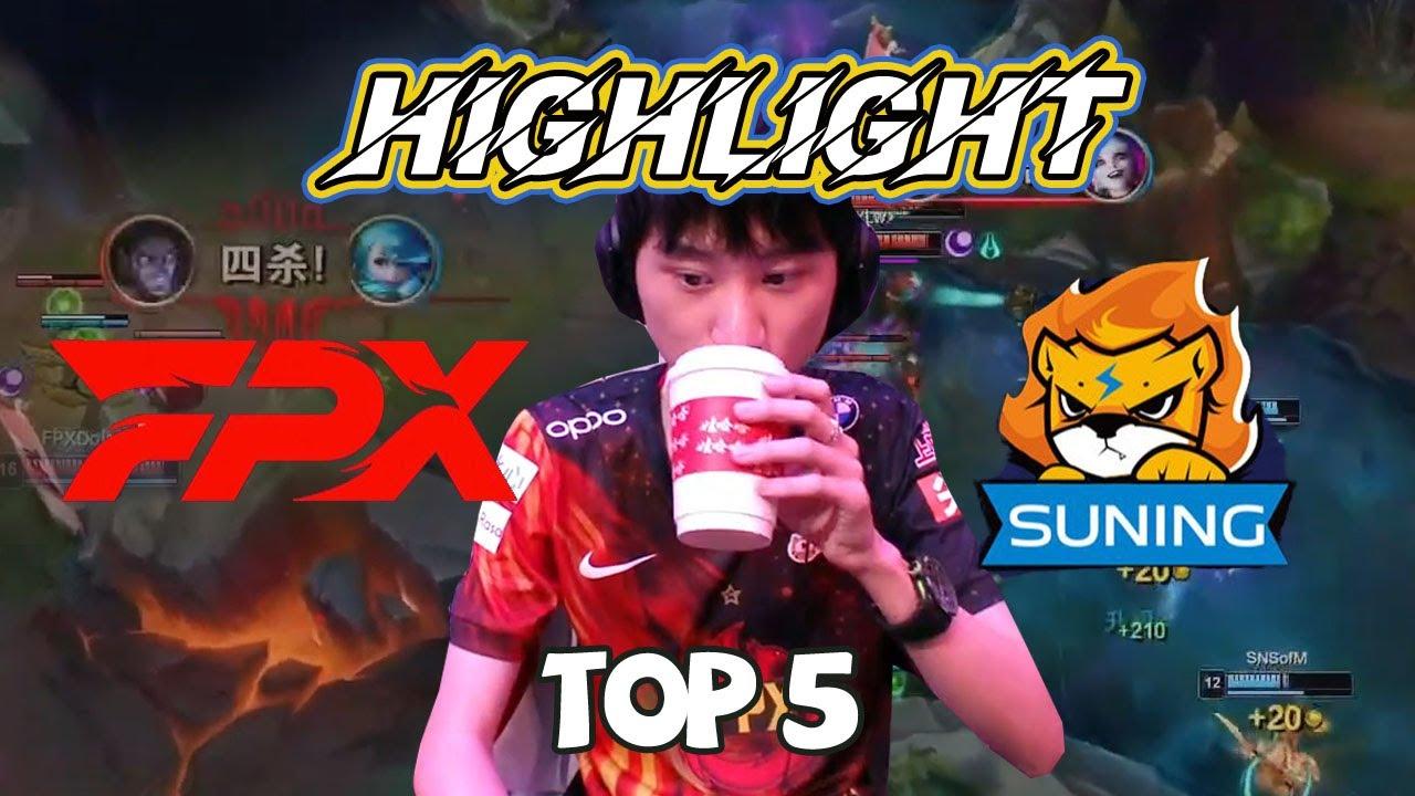 【Phoenix Highlight | 凤鸣之刻TOP5】FPX vs SN：Tian盲僧神龙摆尾，Doinb顺势拿下四杀丨2021 LPL Summer Split thumbnail