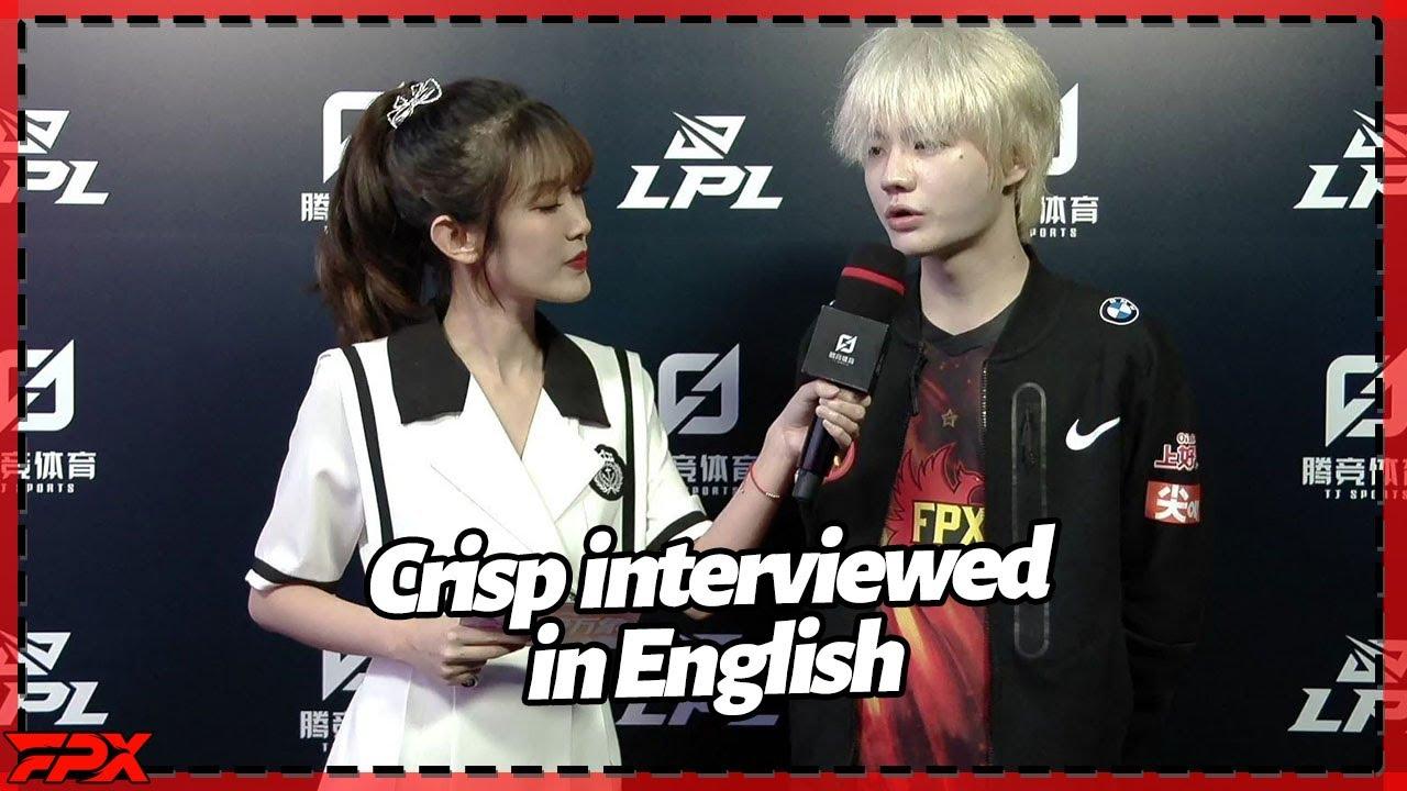 FPX SN赛后英文流对刘青松进行采访 - Crisp interviewed in English thumbnail