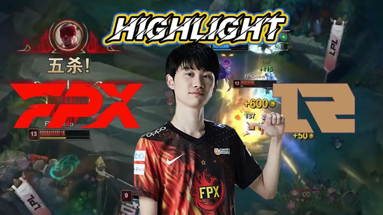 【Phoenix Highlight | 凤鸣之刻TOP5】FPX vs RNG：Doinb盲僧极限操作斩获五杀丨2021 LPL Summer Split thumbnail