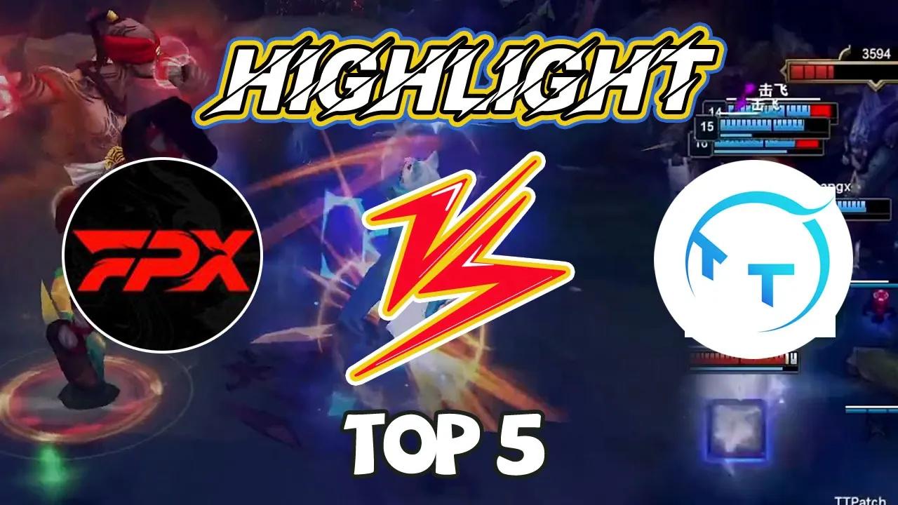 【Phoenix Highlight | 凤鸣之刻TOP5】FPX vs TT丨2021 LPL Summer Split thumbnail