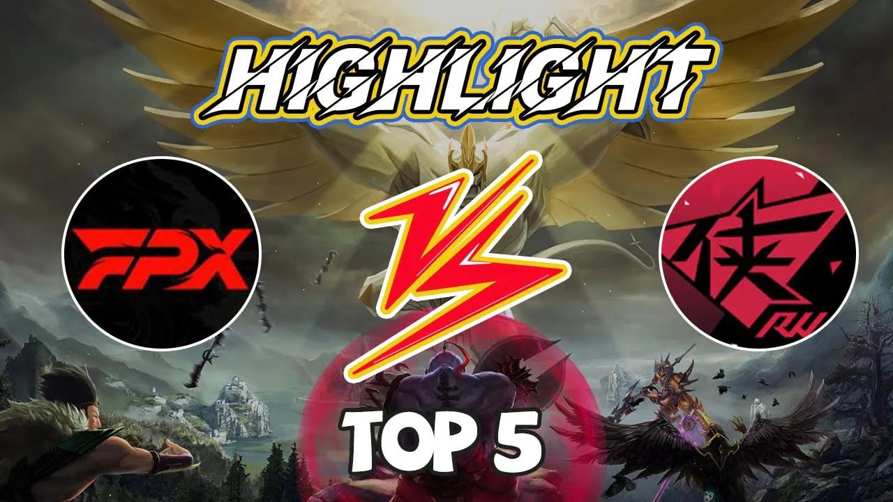 【Phoenix Highlight | 凤鸣之刻TOP5】FPX vs RW 丨2021 LPL Summer Split thumbnail