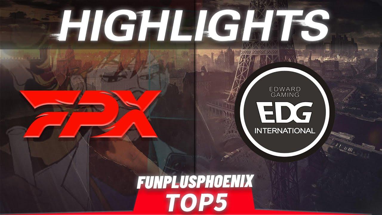 【Phoenix Highlight | 凤鸣之刻TOP5】FPX vs EDG 丨2021春季赛季后赛 thumbnail