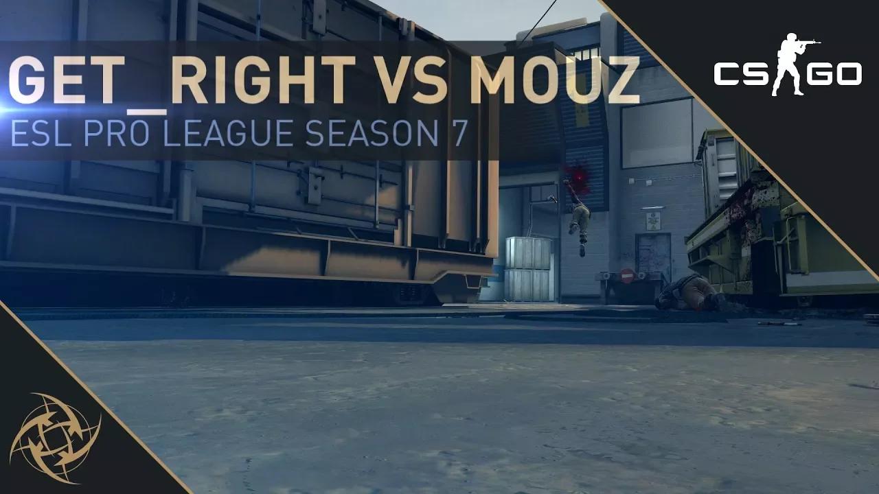 NiP GeT_RiGhT - Pistol Round vs mousesports (ESL Pro League S7) thumbnail