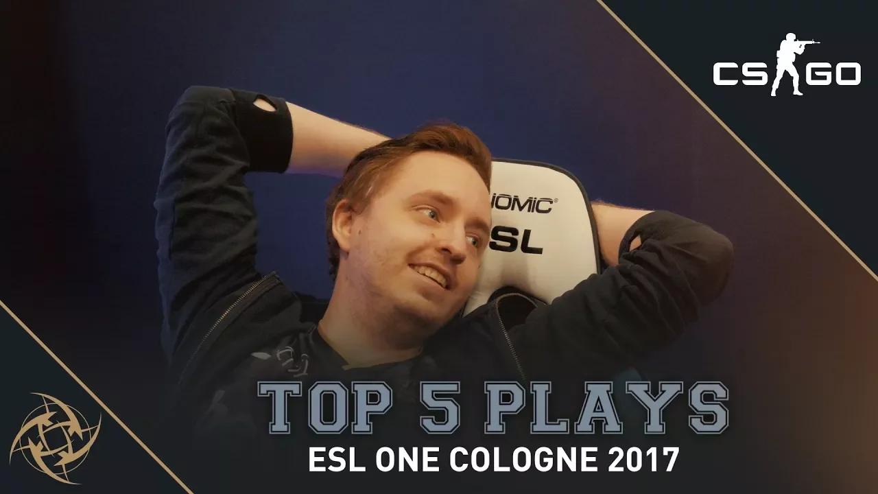 NiP - Top 5 Plays of ESL One Cologne 2017 thumbnail