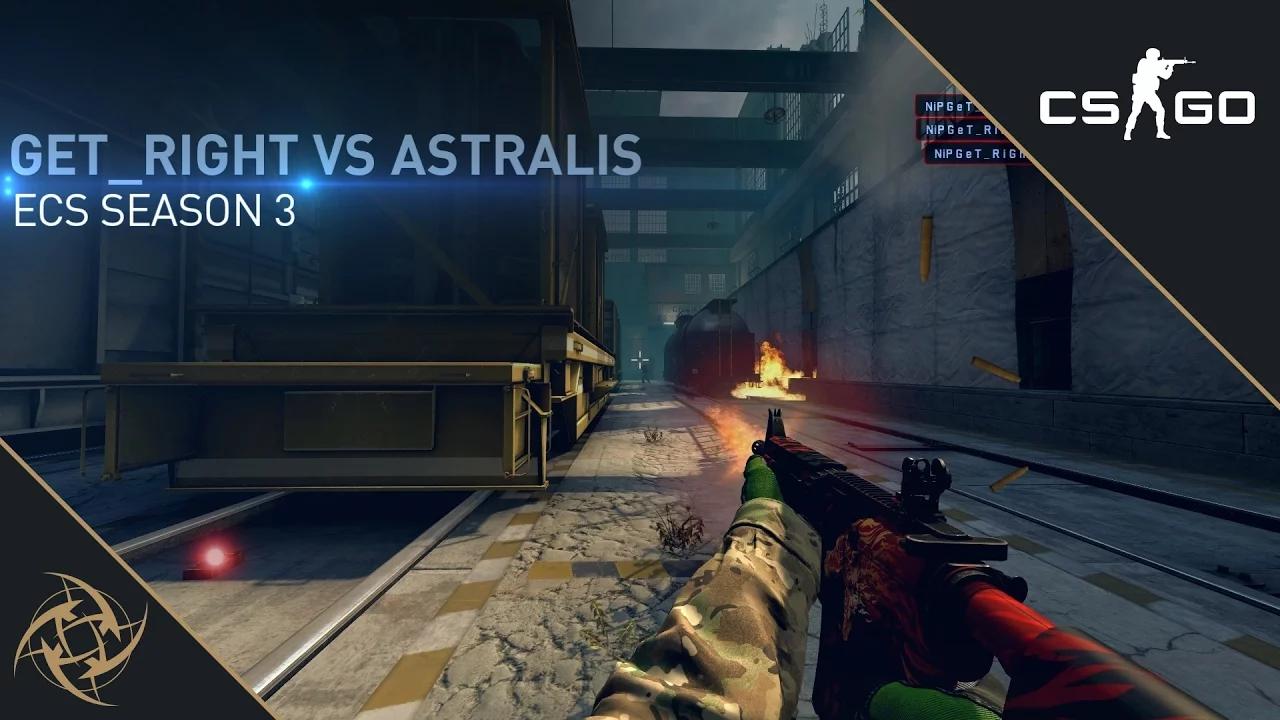 NiP GeT_RiGhT - 1v3 clutch vs astralis (ECS Season 3) thumbnail