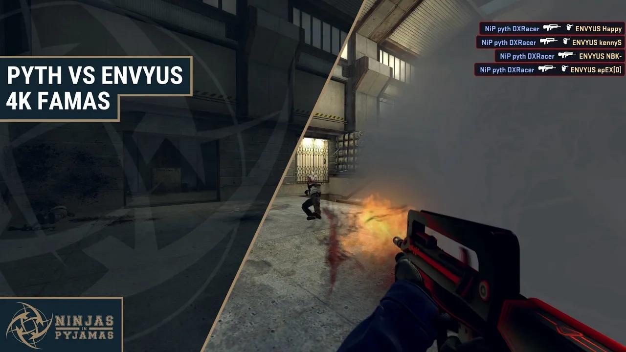 pyth crazy famas vs Team EnVyUs (ECS Season 1) thumbnail