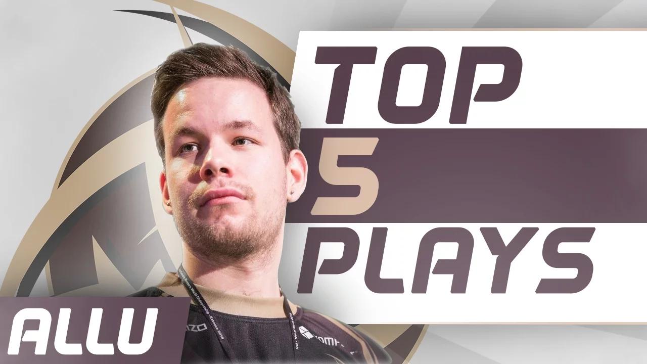 allu - Top 5 Plays of 2015 thumbnail