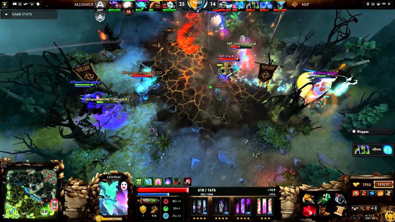 DOTA 2 - NiP teamfight vs Alliance (DreamLeague) thumbnail