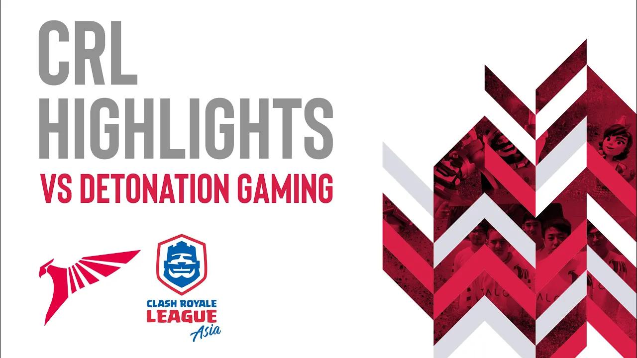 VS Detonation Gaming Highlights - CRL Asia 2019 S1 thumbnail