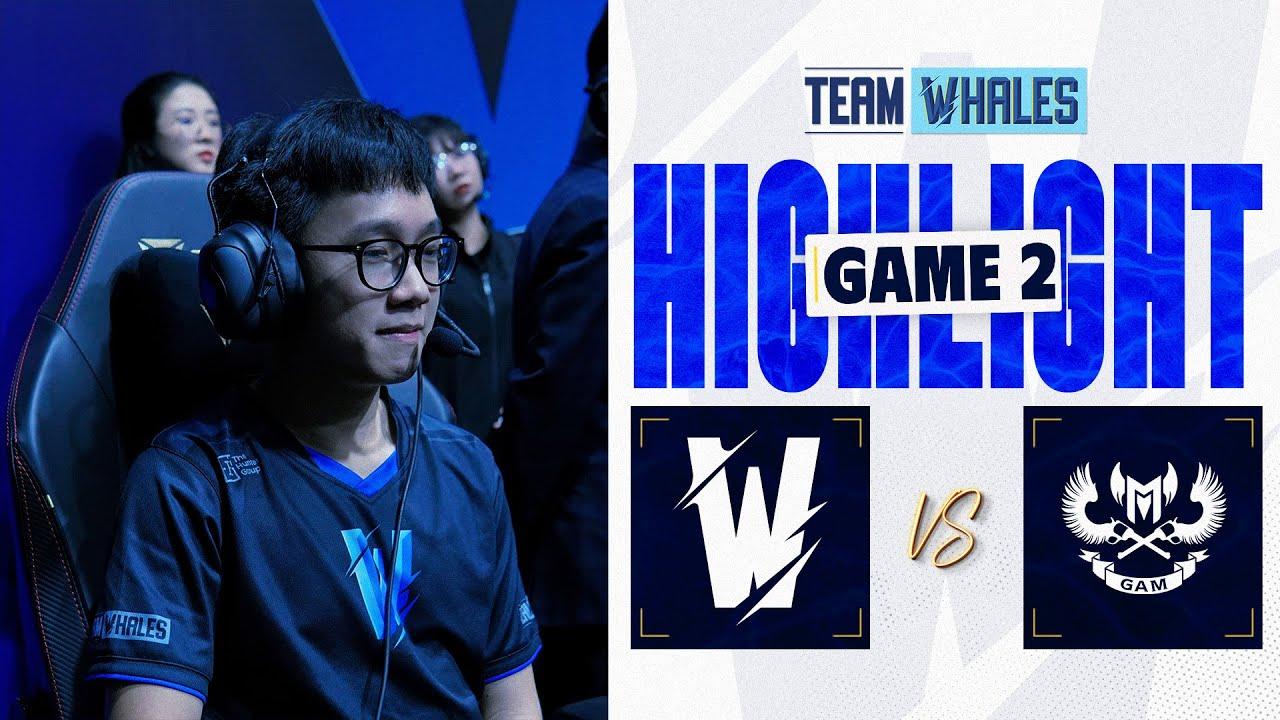 GAM vs TW (LƯỢT VỀ) | Hightlights GAME 2 | VCS 2023 Dusk Season | GAM Esports vs Team Whales thumbnail