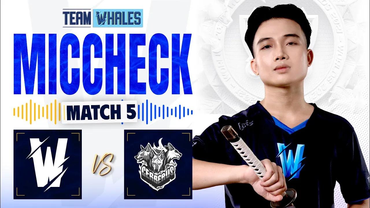 PENTA KILLLLL | MIC CHECK - CES vs TW (LƯỢT ĐI) | VCS DUSK 2023 | Team Whales LoL thumbnail