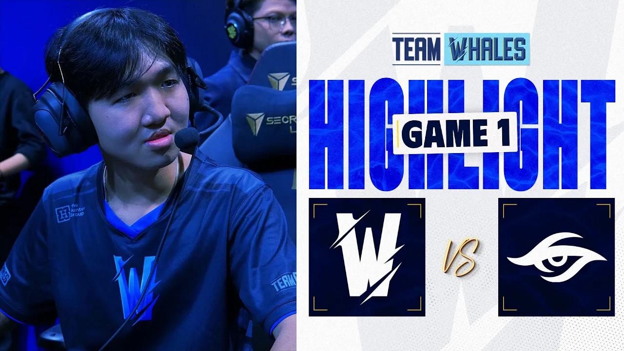 TW vs TS (LƯỢT ĐI) | Hightlights GAME 1 | VCS 2023 Dusk Season | Team Whales vs Team Secret thumbnail