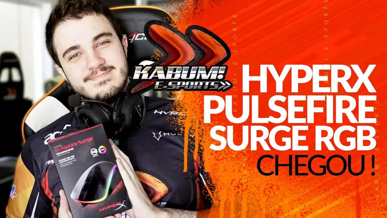 Novo reforço do time | HyperX - Mouse PulseFire Surge RGB chegou no KaBuM! thumbnail