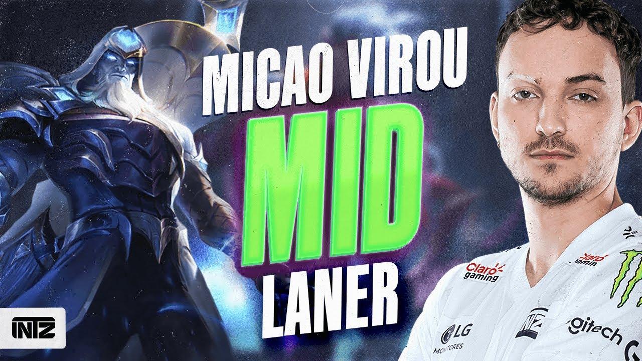 O MICAO VIROU MAIN MID?? INTZ LEAGUE OF LEGENDS thumbnail