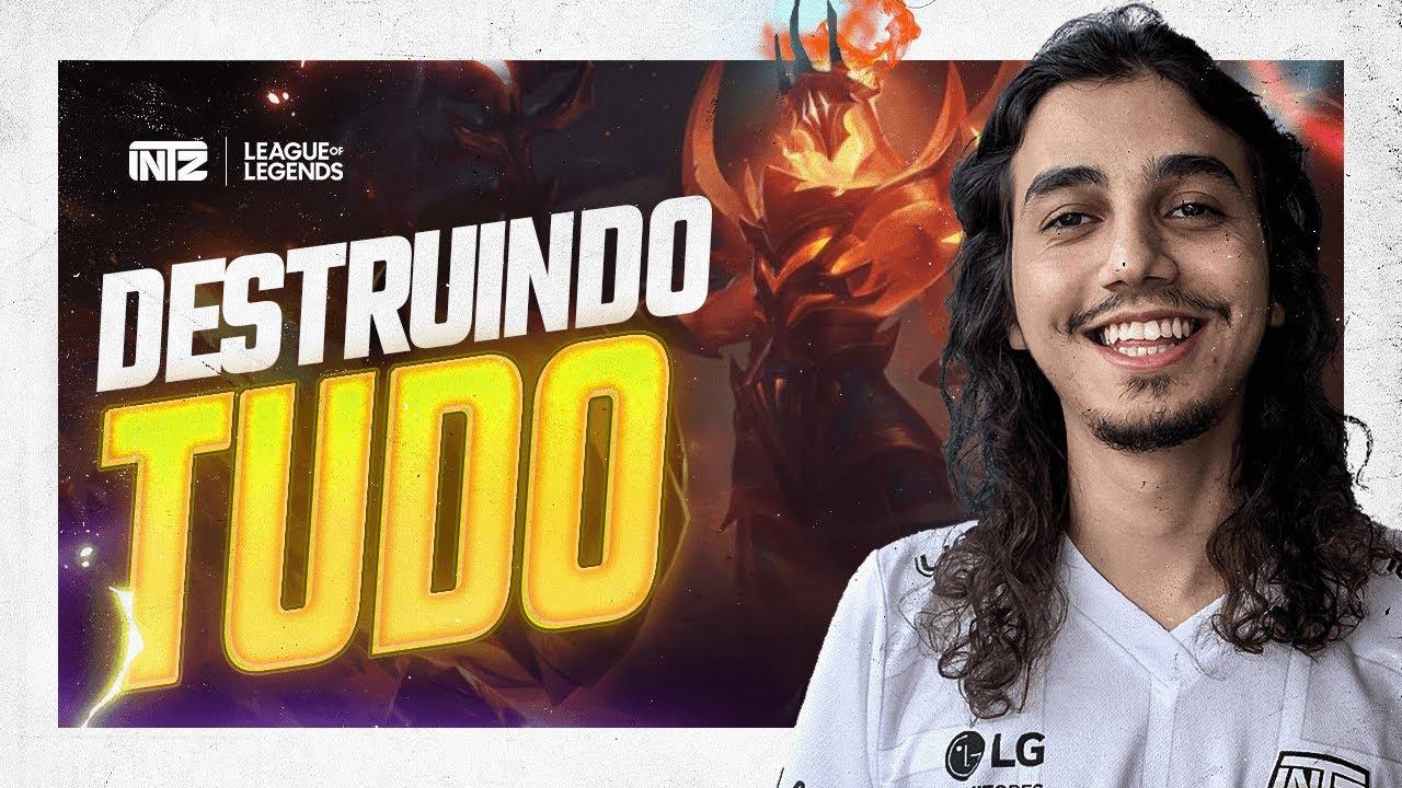 NÃO AGUENTARAM A PRESSÃO DO MEU KARTHUS!! INTZ League of Legends thumbnail