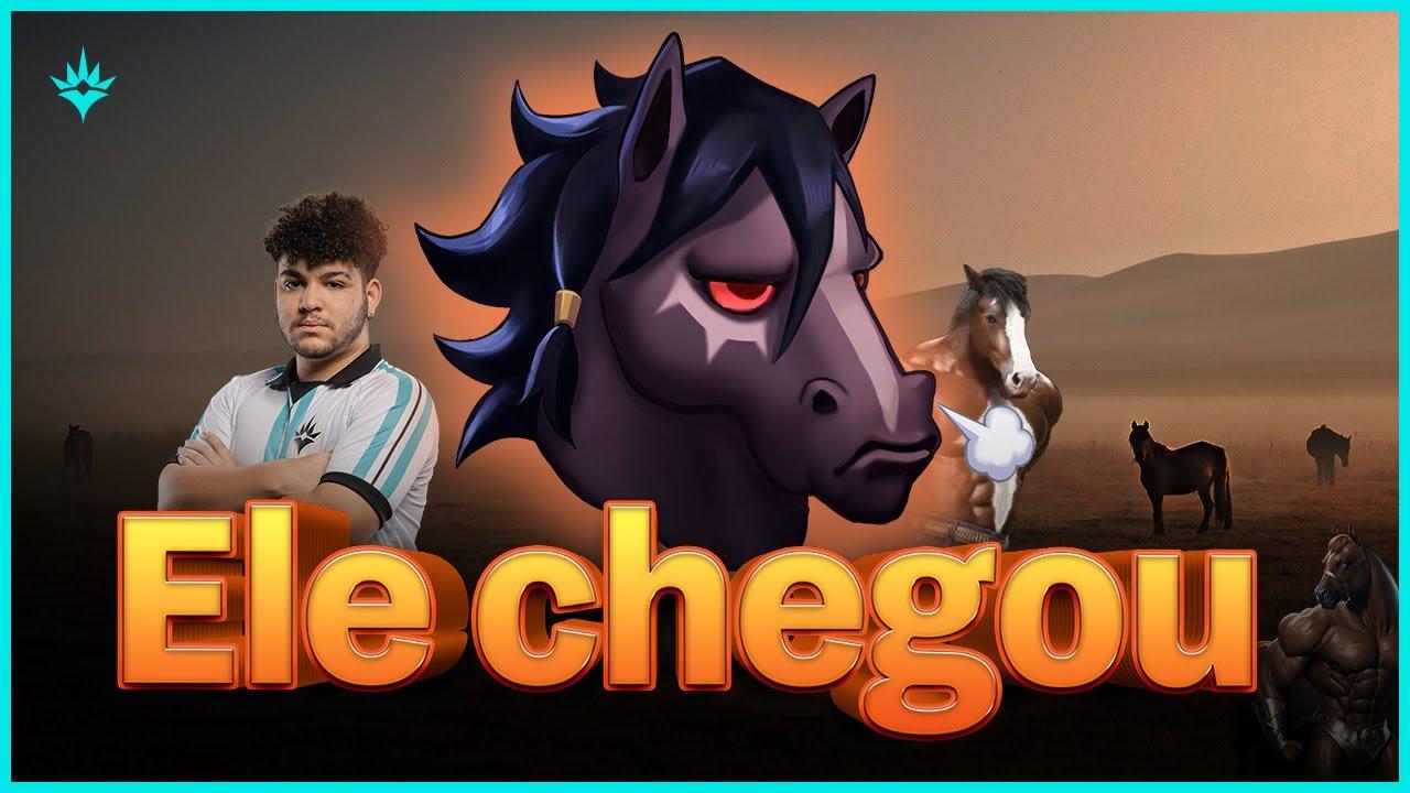 O CAVALO GANHOU UM EMOTE NO LEAGUE OF LEGENDS! 🐴 thumbnail