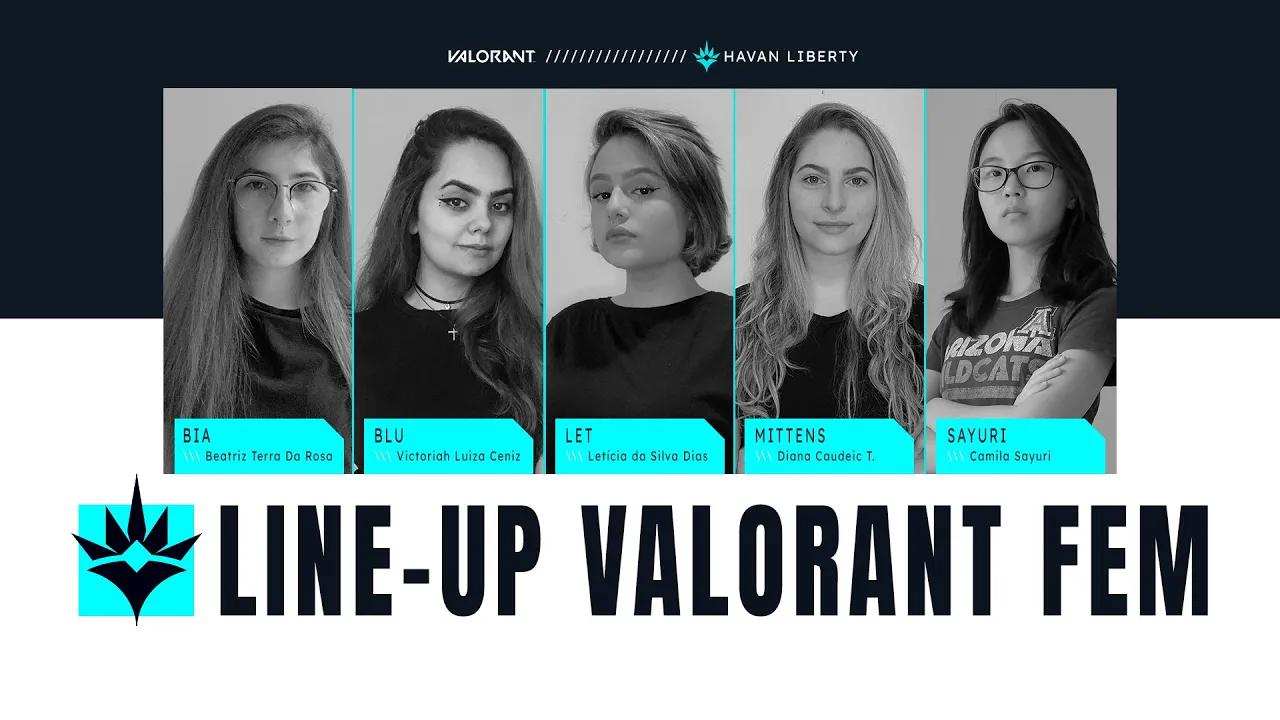 Update 1.6 - Line-Up VALORANT Feminino thumbnail