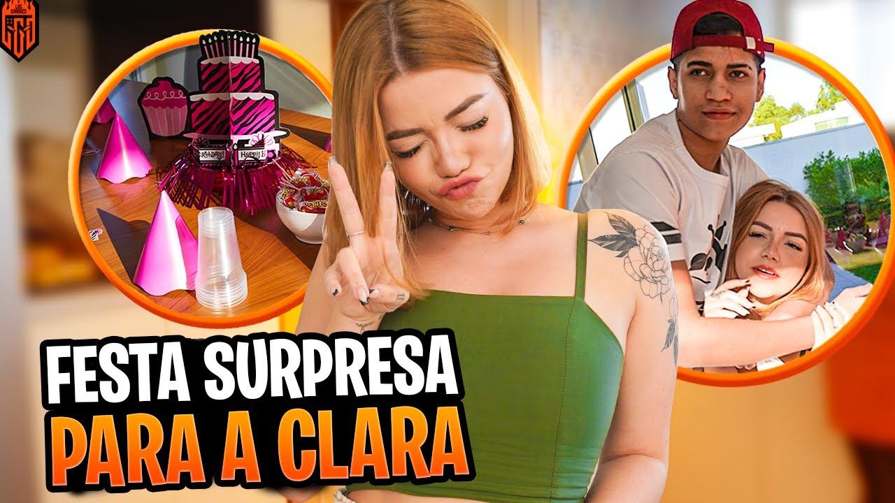 A CLARA RECEBEU UMA FESTA SURPRESA DO TREMBALA E ACABOU MAL thumbnail