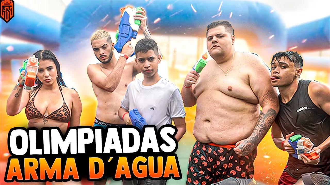 BATTLE ROYÁGUA - SÓ VENCE QUEM FICAR SECO NA BATALHA DE NERF - LOS GRANDES FREE FIRE thumbnail