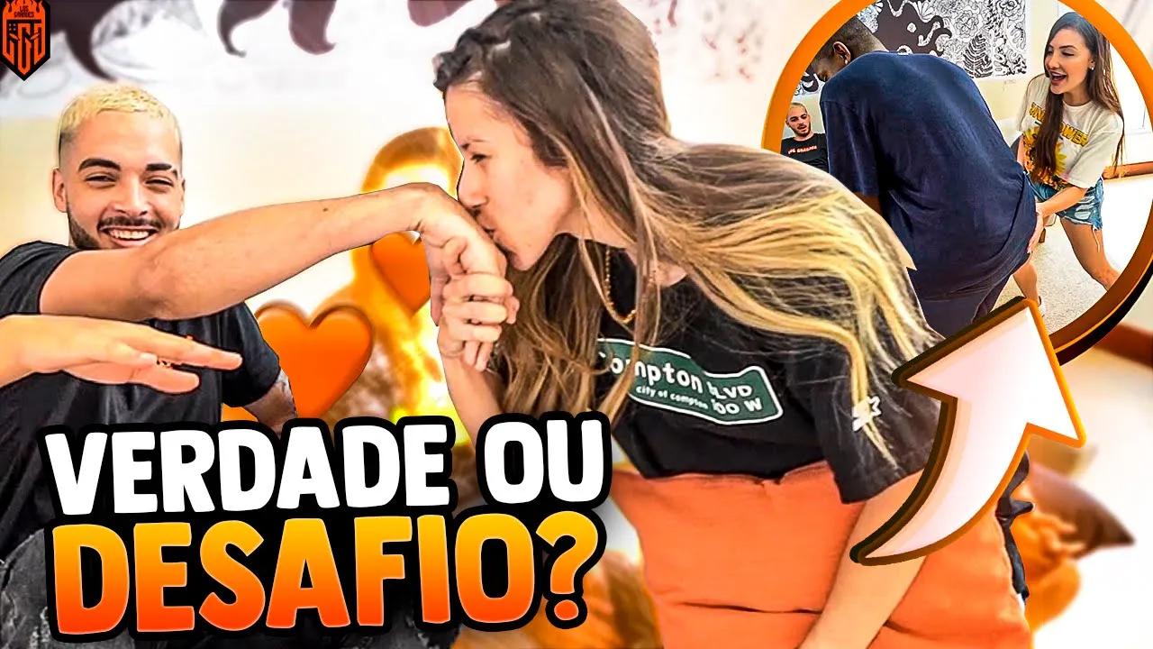 VERDADE OU DESAFIO, MAS SÓ VALE DESAFIO!! DIZKIL FOI MORDIDO PELA ALINE!! LOS GRANDES FREE FIRE thumbnail