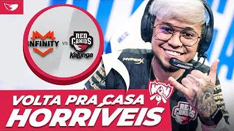 Amassamos no primeiro jogo! - MIC Aberto by HyperX (RED x INFINITY) | Worlds 2021 thumbnail