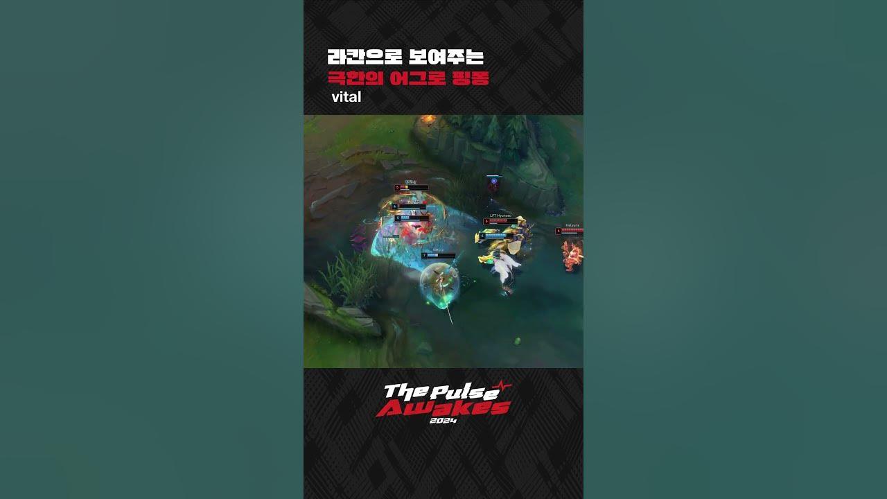 라칸으로 보여주는 극한의 어그로 핑퐁 #vital thumbnail