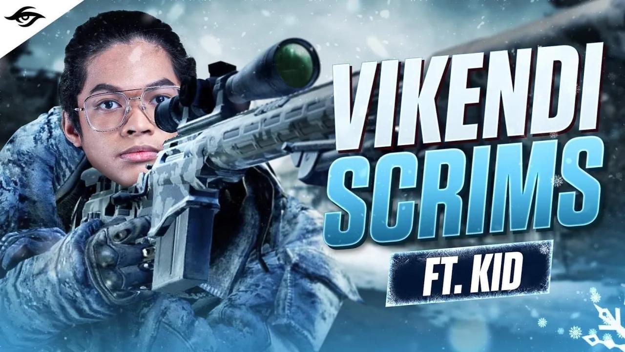 VIKENDI scrimmage ft. Secret KID | PUBGM Stream Highlights thumbnail