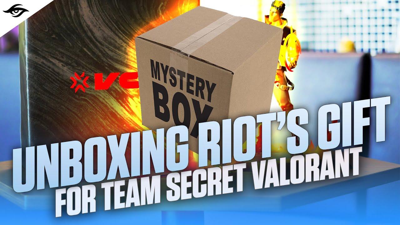 UNBOXING RIOT'S GIFT AND A MESSAGE FROM TEAM SECRET VALORANT thumbnail