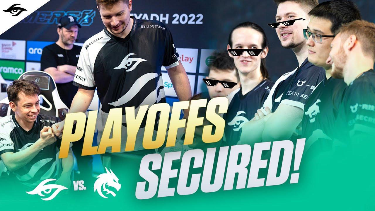 PLAYOFFS SECURED! SECRET DOTA 2 FACES THE TI CHAMPIONS TEAM SPIRIT | RIYADH MASTERS DAY 4 VLOG thumbnail