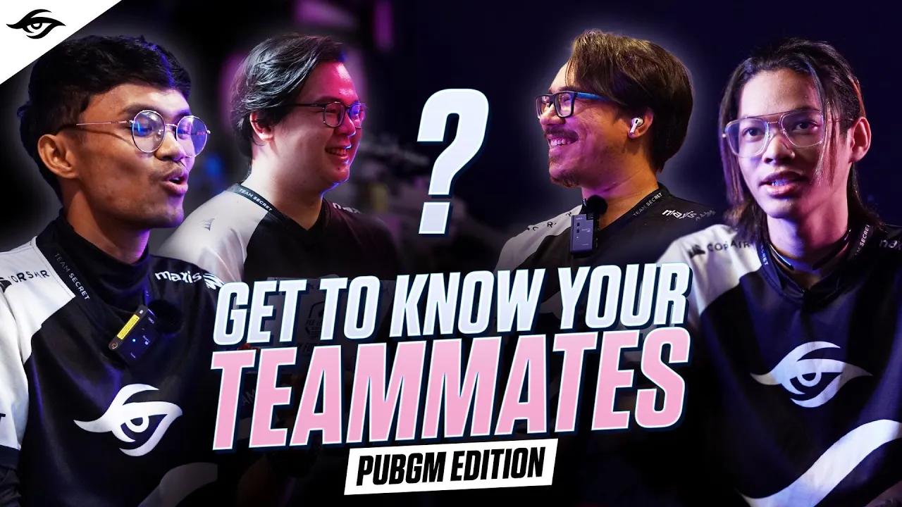 WHAT SECRETS DO THE PUBGM SQUAD KNOW ABOUT EACH OTHER? thumbnail