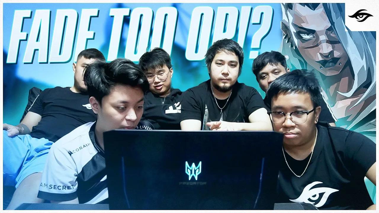 WHY FADE SHOULD BE NERFED ASAP IN VALORANT | Team Secret Valorant thumbnail