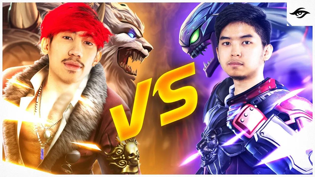 KHA'ZIX OR RENGAR? RAUX TRIES TO PLAY JUNGLE. | Team Secret Wild Rift Highlights thumbnail