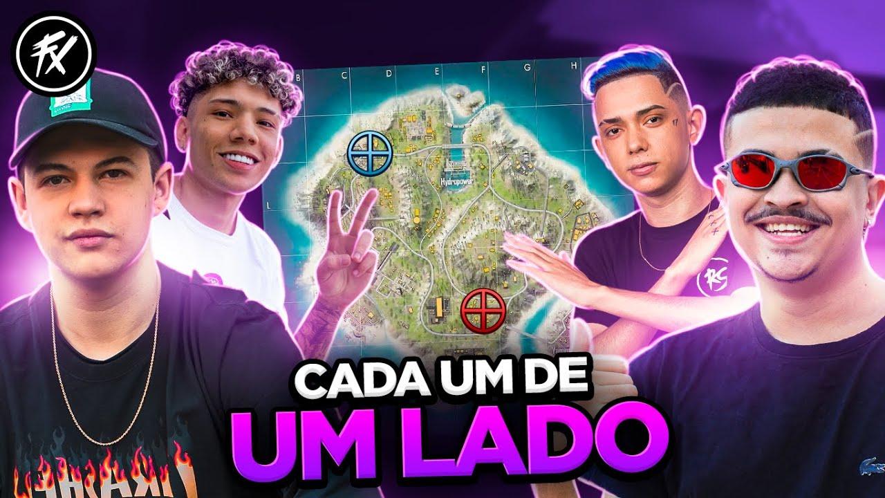 CADA UM DE UM LADO DO MAPA FREE FIRE thumbnail