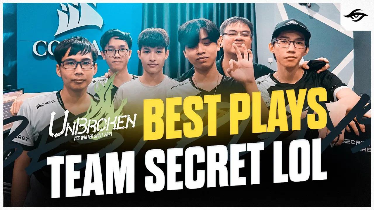 VCS WINTER SPLIT 2021 HIGHLIGHTS | TEAM SECRET LOL thumbnail