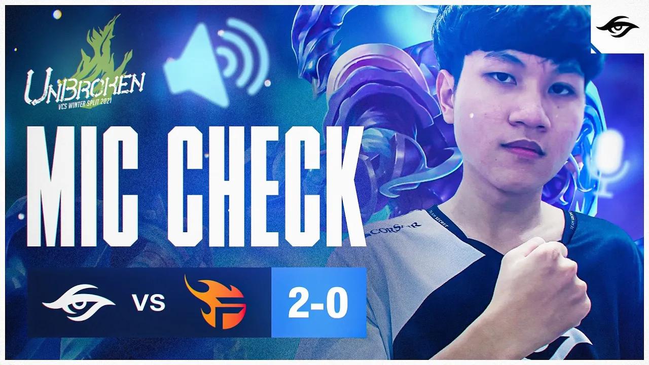 [MIC CHECK MÙA ĐÔNG #4] - THE NEW PLAYER | TEAM SECRET LOL thumbnail